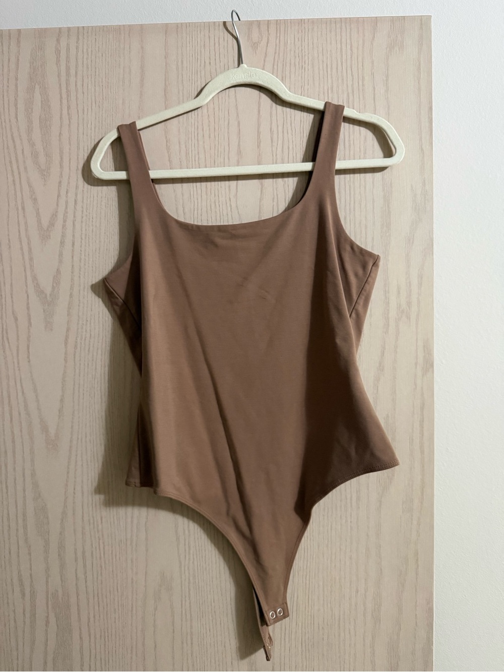 Banana Republic Brown Scoop Neck Tank Bodysuit